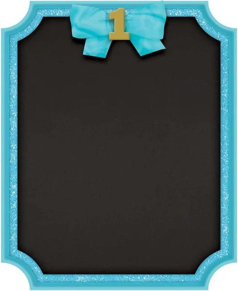 Actual product image Amscan Fibre 1st Birthday Chalkboard Sign