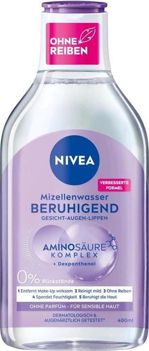 Actual product image NIVEA Soothing micellar water (Micelle water, 400 ml)