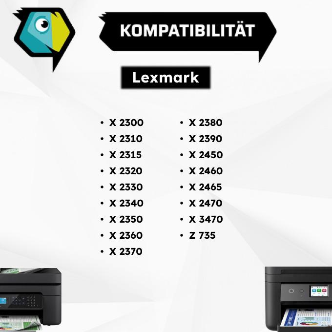 Produktbild Inkadoo Druckerpatronen kompatibel zu Lexmark 18CX781E / 1HC Druckkopfpatrone, color Farbe (Color)
