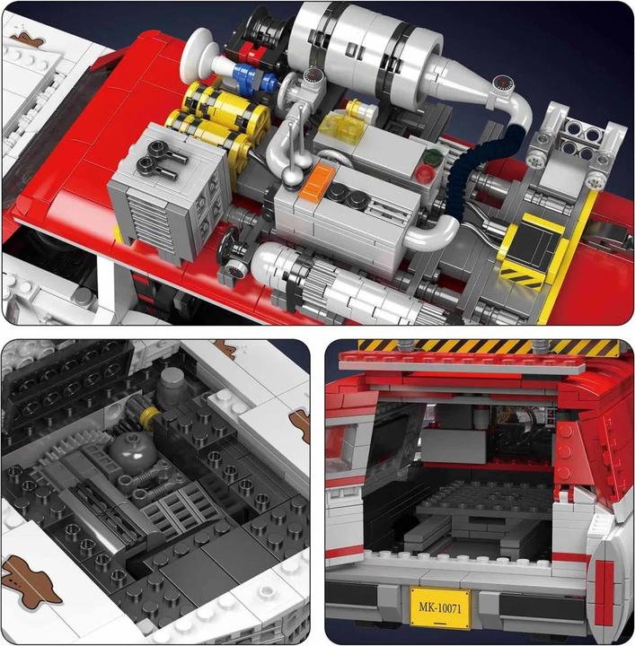 Actual product image Mould King Ghost Hunter Bus