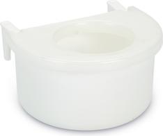 Actual product image Beeztees Bz Pl Snack Bowl+Lid White