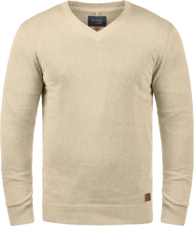 Image du produit Blend Lasse Pull Sweat Homme Avec Col-V Moucheté (XXL)