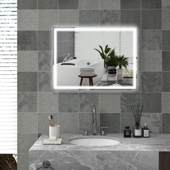 Actual product image Jamb Bathroom mirror (60 x 80 x 4 cm)