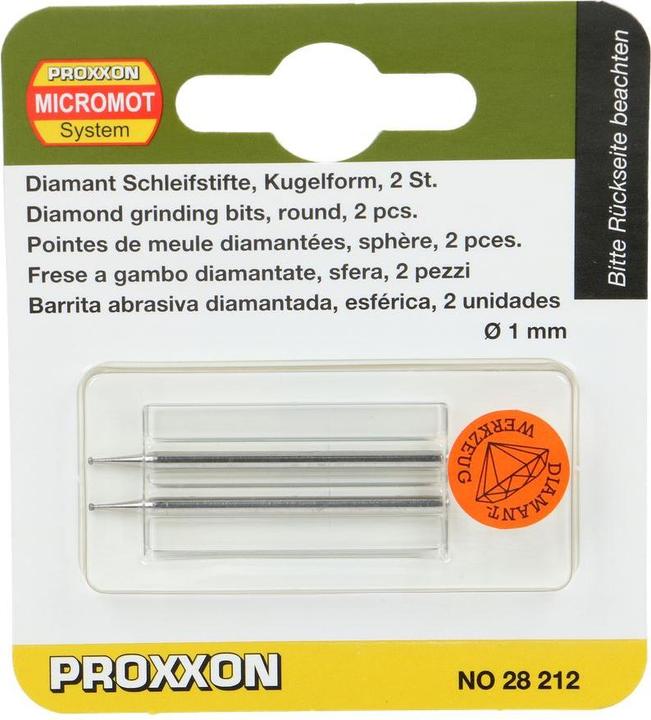 Produktbild Proxxon Diamantschleifstift Kugel 1.0 mm
