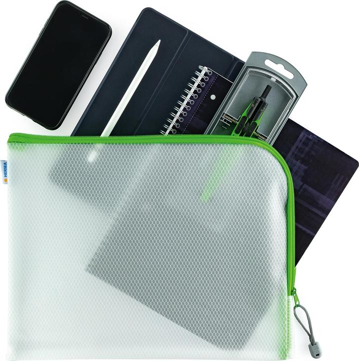 Actual product image HERMA A4 zip pocket