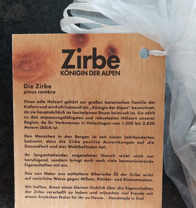 Produktbild ZNatur Geschenkset Zirben Holz Wohlfühl Bio Kosmetikset No.15 (Körperpflegeset)