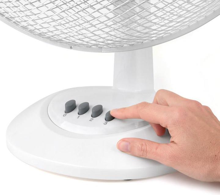 Immagine prodotto Black & Decker Black+Decker BXEFD42E Ventilatore da tavolo BXDF42E, 40, plastica bianca (54 dB)
