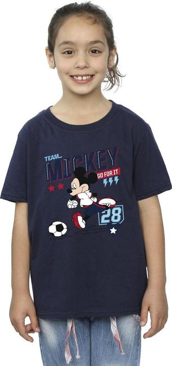 Immagine prodotto Disney Mickey Mouse Team Mickey Football Maglietta Ragazze (128)