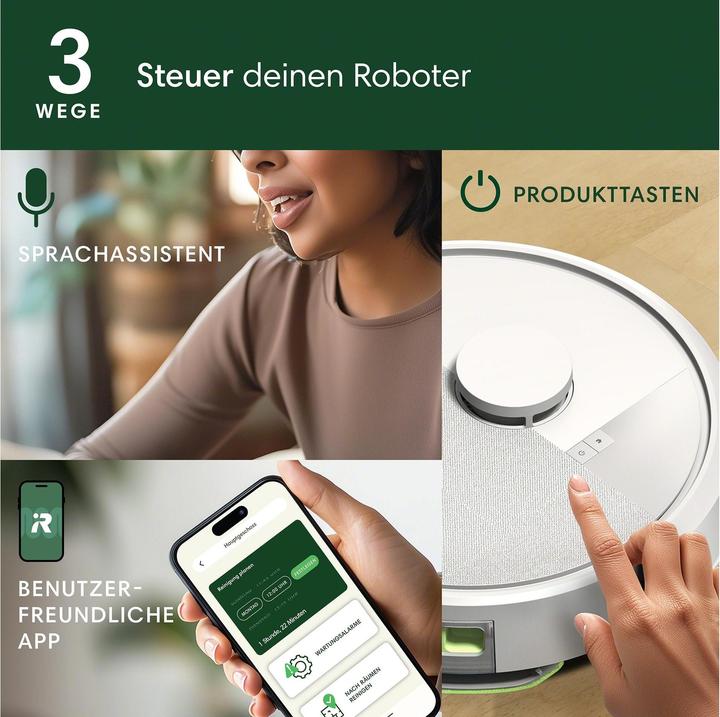 Image du produit iRobot Roomba 105 Combo + AutoEmpty Dock (Robot d'aspiration et de nettoyage)