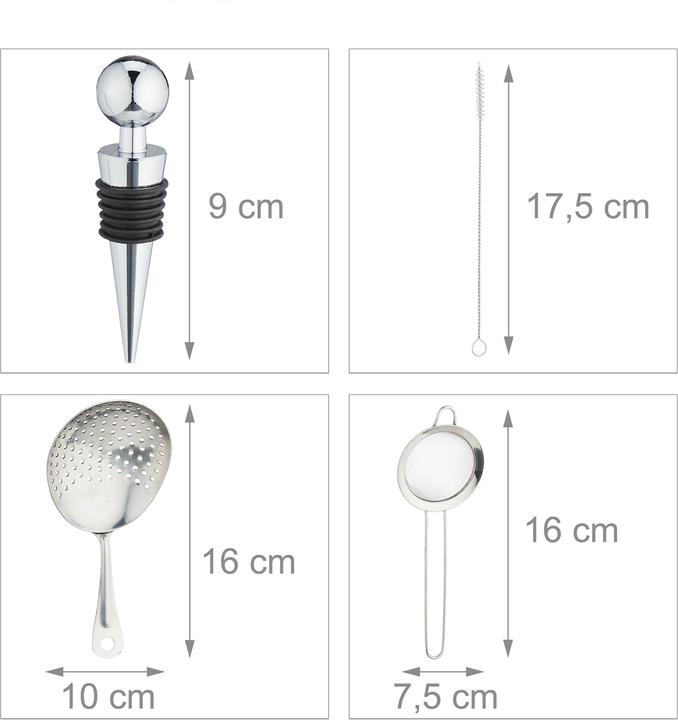 Actual product image Relaxdays Cocktail-Set (Cocktail set)