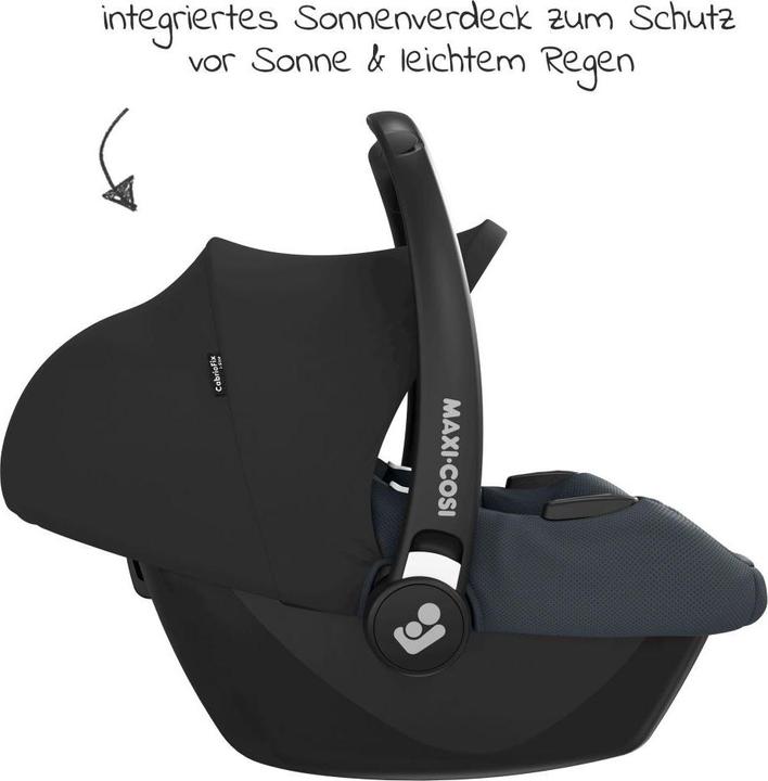 Produktbild Maxi-Cosi CabrioFix I-Size Essential Graphite (Babyschale, ECE R129/i-Size Norm)