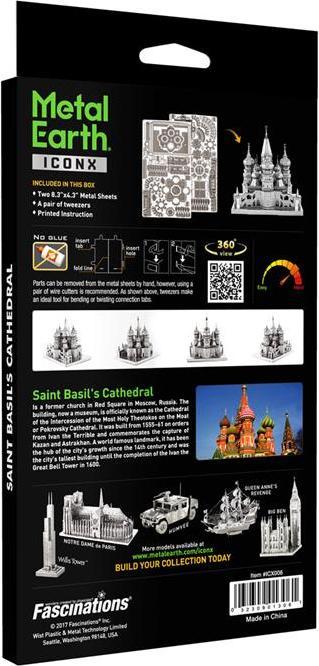 Immagine prodotto Metal Earth ICONX Cattedrale di San Basilio