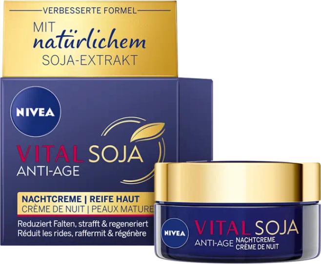 Produktbild NIVEA Vital Soja Anti-Age Nachtcreme (50 ml, Nachtcreme)