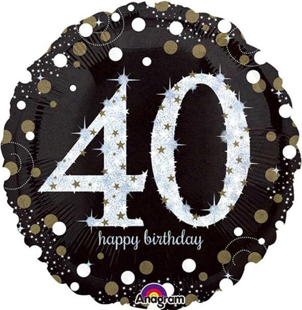 Produktbild Amscan Ballon 40 Jahre "Froher Geburtstag"