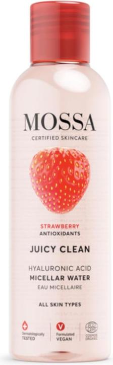 Mossa Juicy Micellar Water Strawberry Hyaluronic 50ml von Cosmetics (Reinigungsmilch, 50 ml)