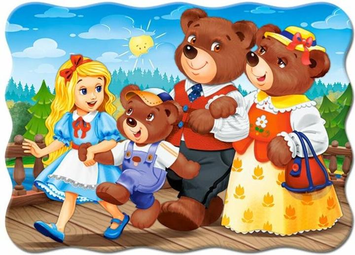 Actual product image Castorland Goldilocks and Trree Bears,Puzzle 30 Piece (30 pieces)