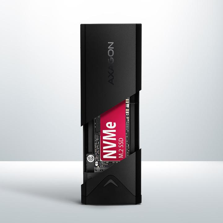 Produktbild Axagon Boitier externe USB 3.2 EEM2-UB2 - NVMe M.2 Type 2280 (Noir) (M.2 2280)