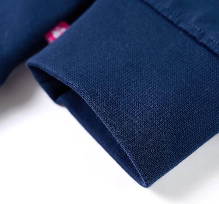 Immagine prodotto VidaXL Felpa da bambino blu navy 104,Materiale: 95 % cotone. 5 (104)