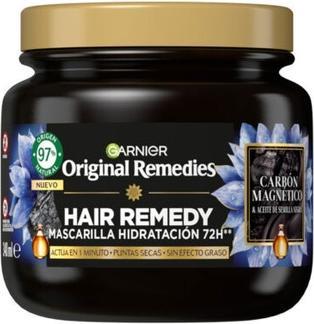 Actual product image Garnier Original Remedies Magnetic Charcoal Mask for Hair 340ml (340 ml)