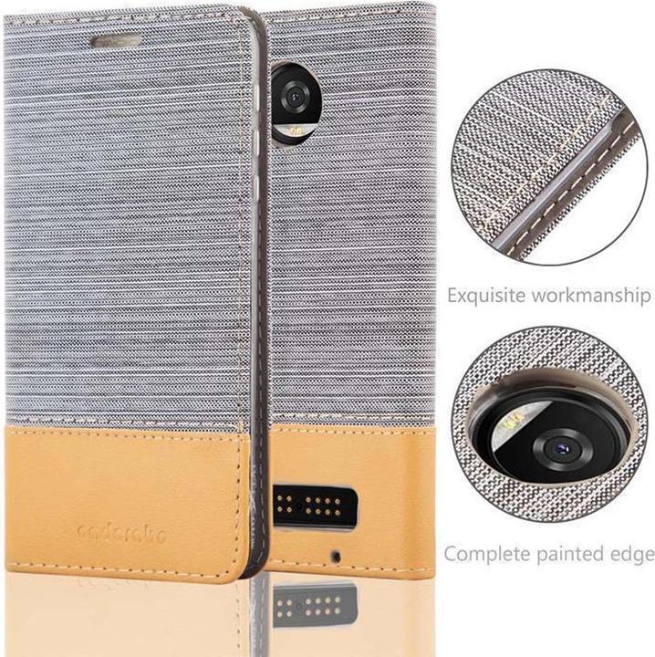Produktbild Cadorabo Jeans Optik (Motorola Moto Z2 Play, Motorola Moto Z2 Force)