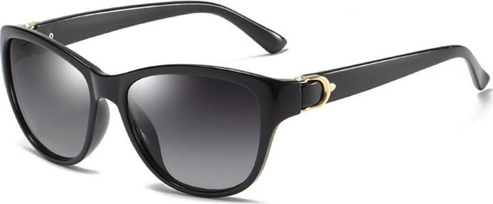 Image du produit Techsuit - Sunglasses Polarized (A572) - for Women with UV Protection, PC - Black / Gradient Gray
