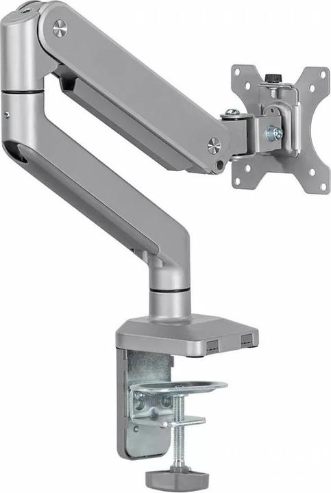 Actual product image Ergo Office Monitoriaus laikiklis aliuminis su dujine spyruokle, dviguba rankena, vesa 75x75 (Table, 32")