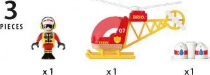 Produktbild Brio Feuerwehr Hubschrauber