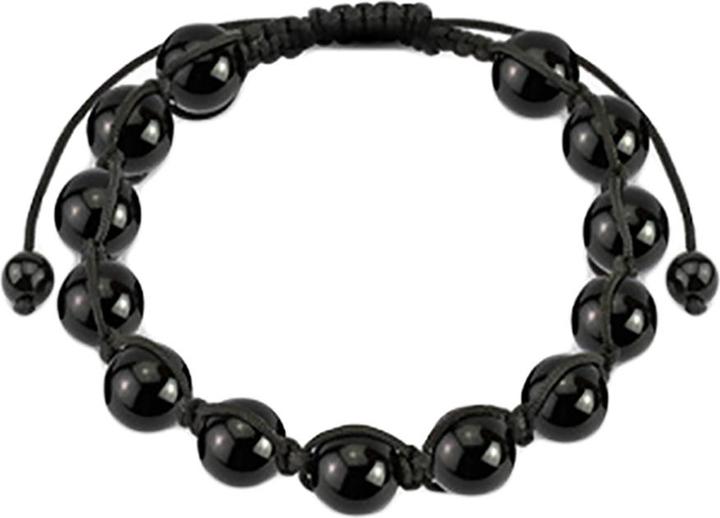 Star Piercing Kette aus Kugeln schwarz (Chirurgenstahl 316L)
