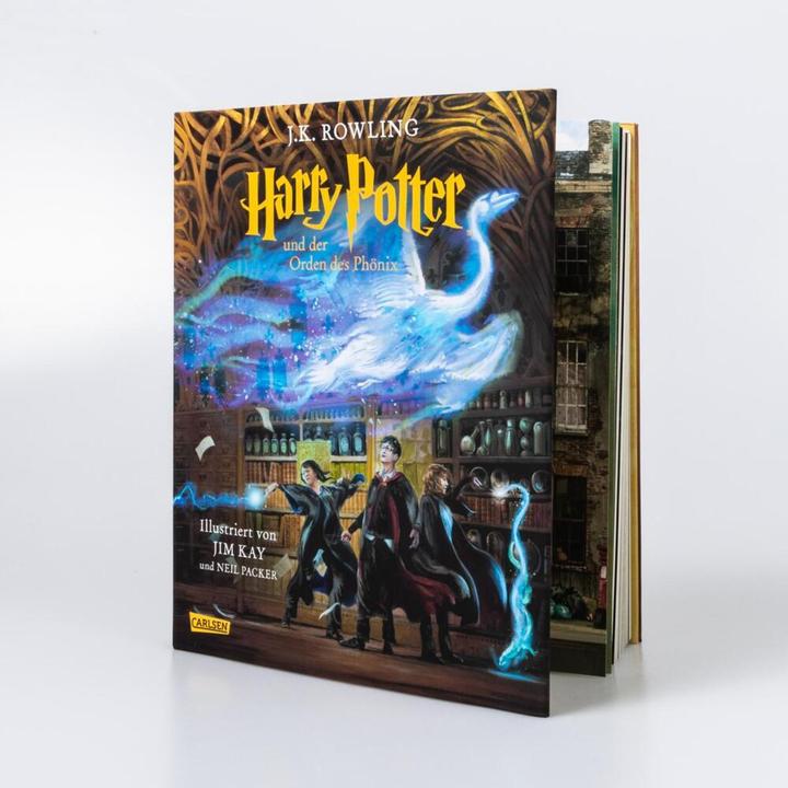 Immagine prodotto Harry Potter und der Orden des Phönix (farbig illustrierte Schmuckausgabe) (Harry Potter 5) (Tedesco, J.K. Rowling, Jim Kay., Neil Packer, Klaus Fritz, 2022)