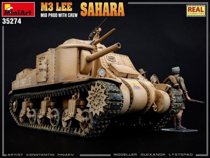 Immagine prodotto Mini art M3 Lee Mid Prod. Sahara con equipaggio