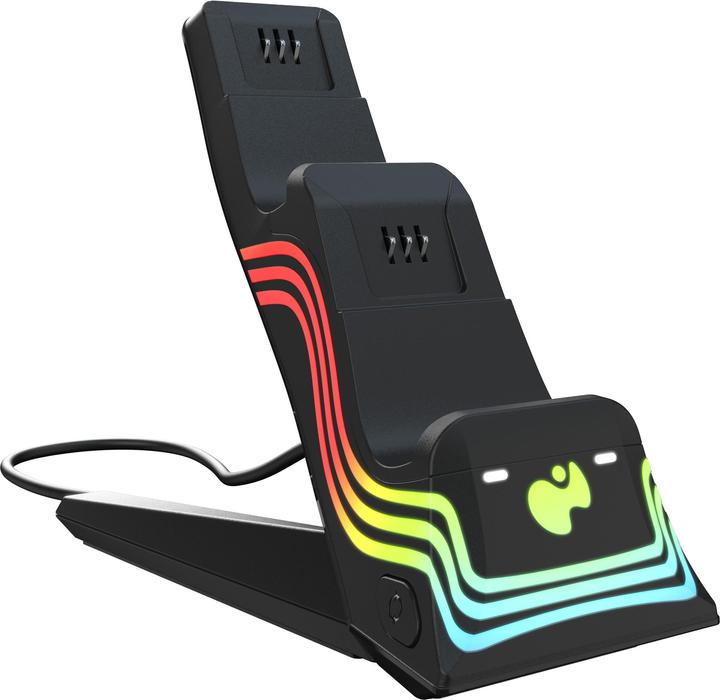 Actual product image PDP Charging station Dual Afterglow Wave black for XBOX SeriesX