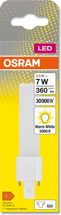 Immagine prodotto Osram Dulux S (G23, 3.50 W, 360 lm, 1 x, F)