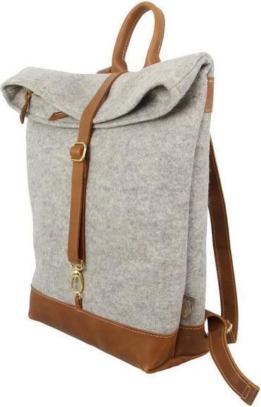 Produktbild Dorothee Lehnen Rucksack, 38 x 40 x 11 cm, grau meliert