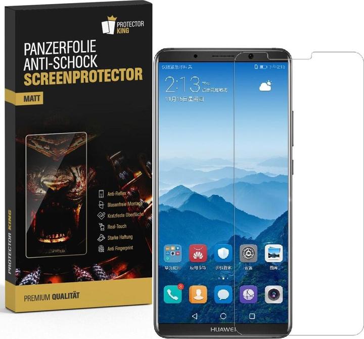 Produktbild Protectorking 6x Panzerfolie Anti-Shock matt entspiegelt (6 Stück, Huawei Mate 10 Pro)
