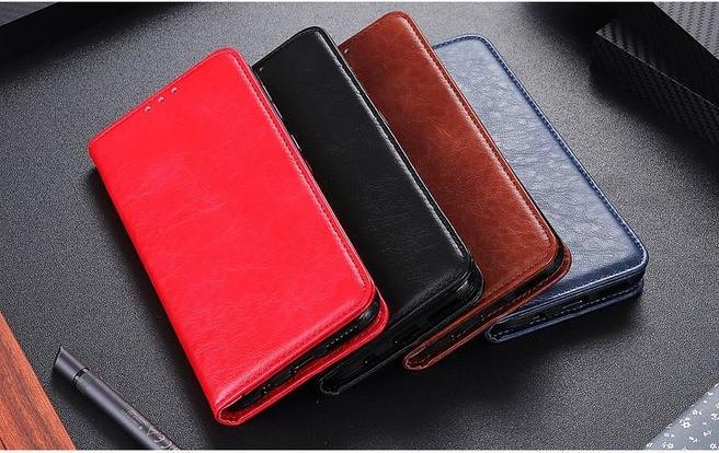 Produktbild MU Classic Crazy Horse V Leder Bookcover Series (Realme XT)