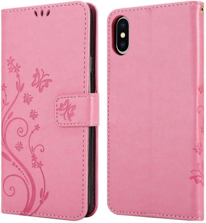 Actual product image Cadorabo Flower Book Cover (Apple iPhone XS Max)