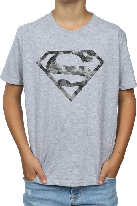 Actual product image Boys Superman Marble Logo T-Shirt (140, 146)