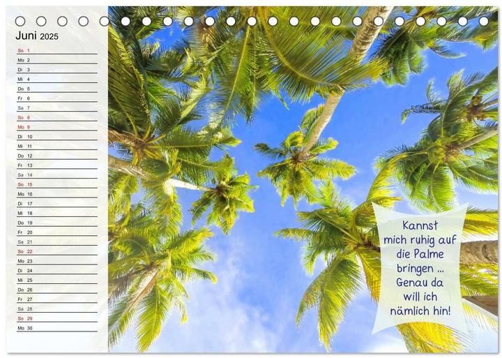 Produktbild Endlich Urlaub und nichts wie weg! Lustiger Sprchekalender fr Urlaubsreife (Tischkalender 2025 (A5, Deutsch)