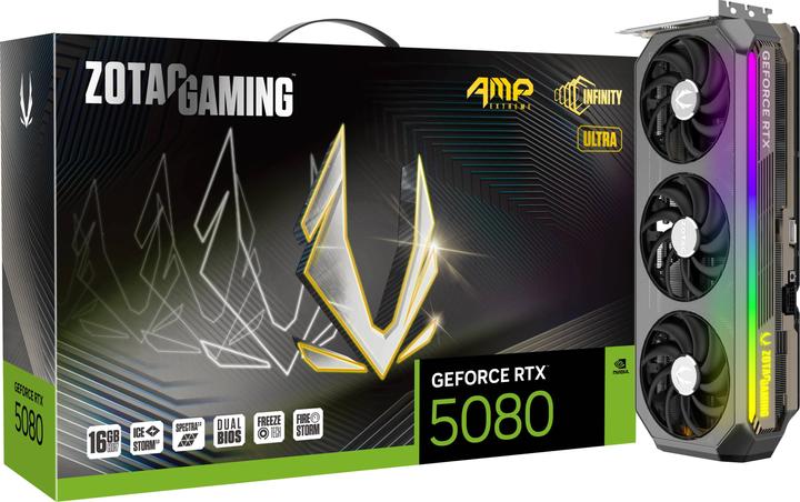 Productafbeelding Zotac GeForce RTX 5080 AMP Extreme INFINITY ULTRA (16 GB)