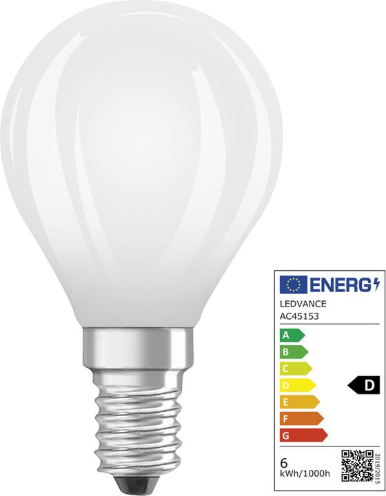 Actual product image Osram Led Retrofit Classic P (E14, 6.50 W, 806 lm, 1 x, E)