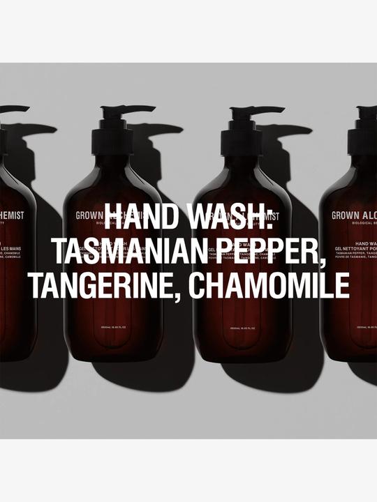 Image du produit Grown Alchemist HAND Hand Wash Poivre de Tasmanie, Tangerine, Chamomile (Lotion au savon, 500 ml)