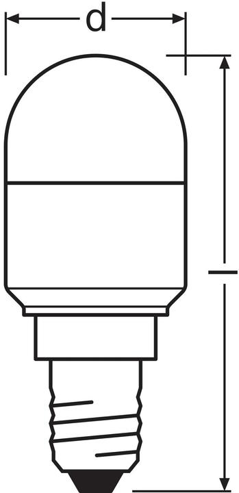Actual product image Osram Special T26 (E14, 2.30 W, 200 lm, 1 x, F)