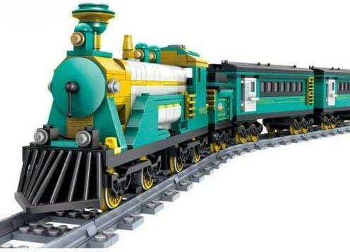 Kazi Locomotive à vapeur avec wagons de marchandises