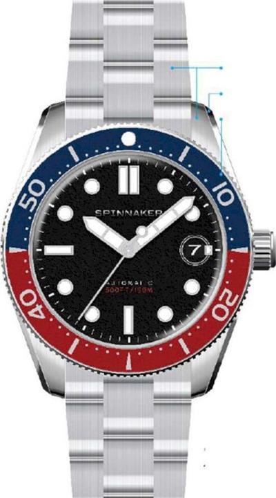 Actual product image Spinnaker SP-5100-11 Croft Automatic 40mm 15ATM (Analogue wristwatch, 40 mm)