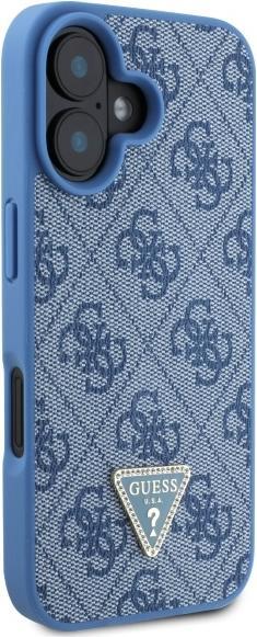 Produktbild Guess GUHCP16SP4TDSCPB iPhone 16 6.1" niebieski/blue hardcase Leather Metal Logo Strass Crossbody