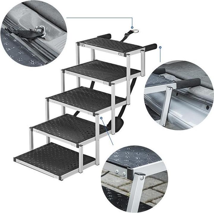 Image du produit ProPlus Escalier pour chiens (Chien, Réflecteurs, Pliable)
