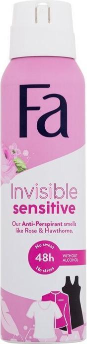 Actual product image Fa Invisible Sensitive Antiperspirant Antiperspirant W (Spray, 150 ml)