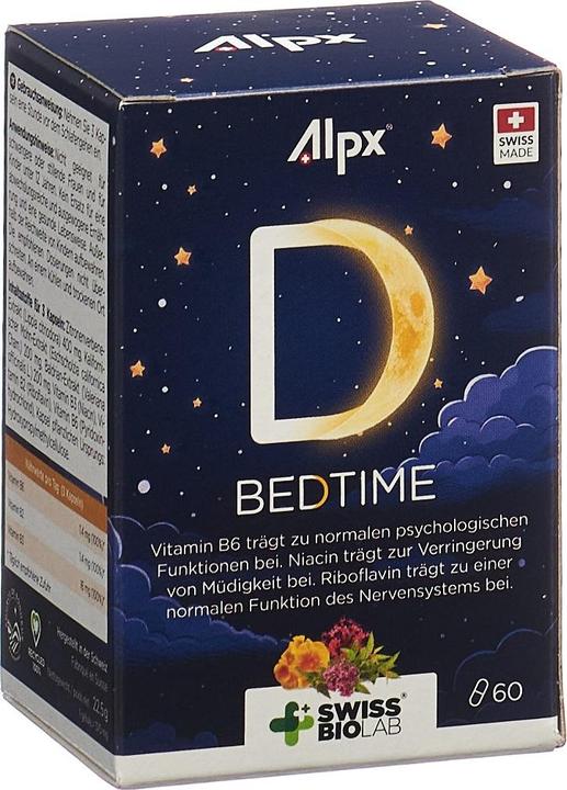 Immagine prodotto Alpx BEDTIME Caps Ds 60 Capsule (60 Pezzo/i, Pillole, 51 g)