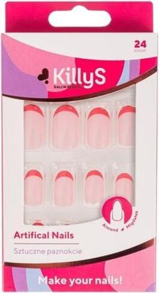 Produktbild KillyS Künstliche Nägel Mandel Rosa Französisch 24 Stück