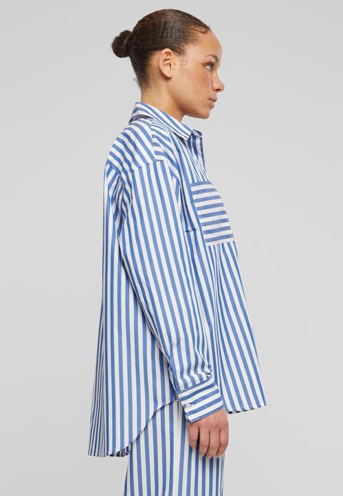 Actual product image Urban Classics Ladies Striped Relaxed Shirt - 137879 (4XL)